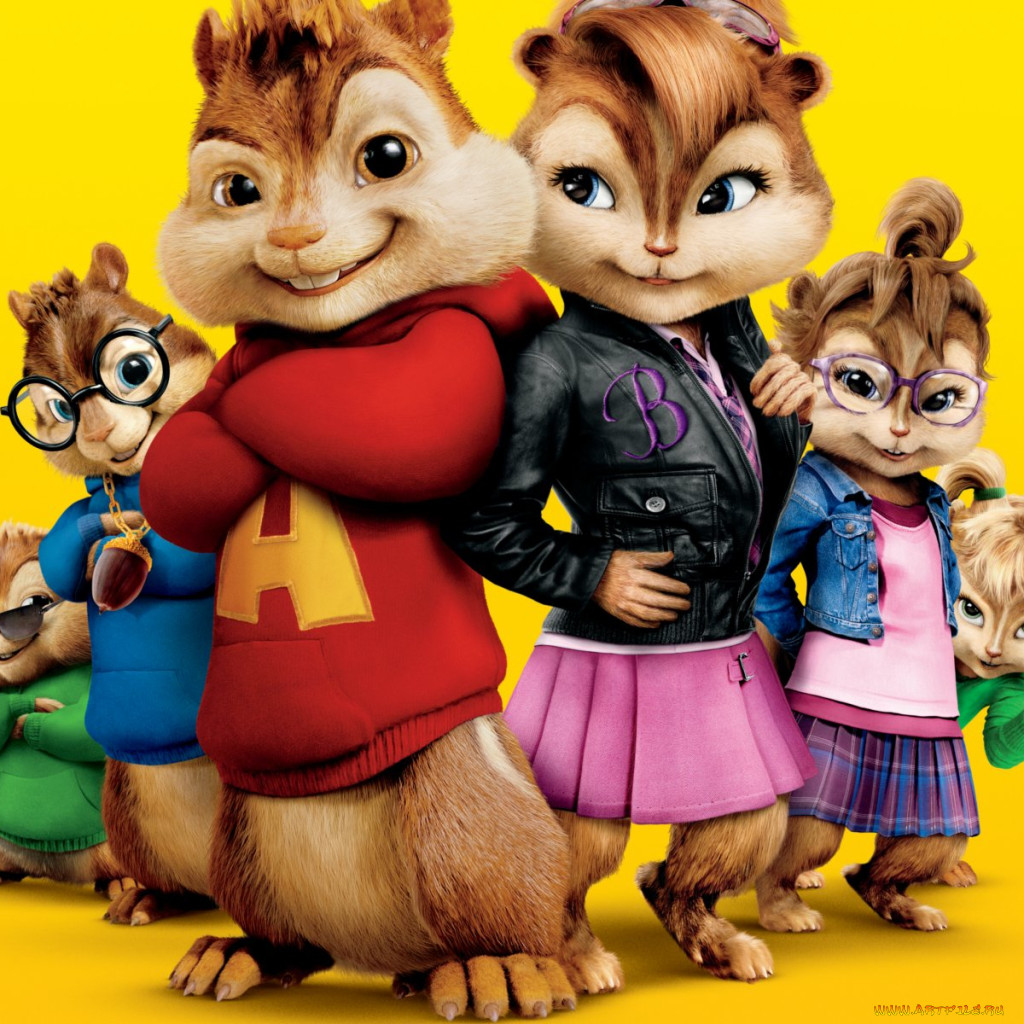 Обои Элвин И Бурундуки 2 Мультфильмы Alvin And The Chipmunks: The.